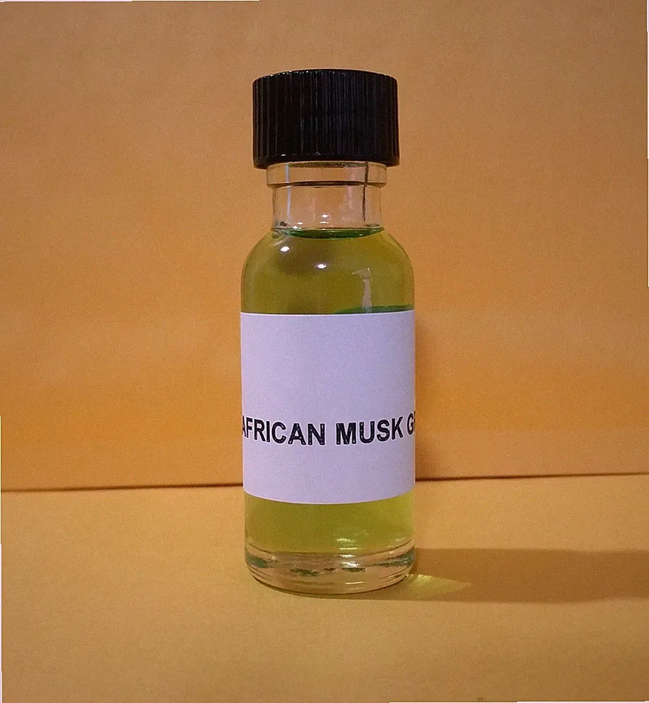 African Musk Green Scented Perfume Body Oil 0.5 oz 15 ml Splash Bottle FREE SHIP
