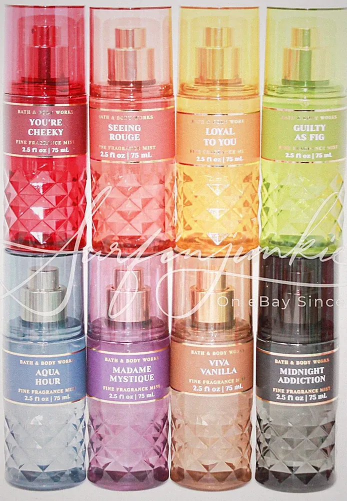 Bath & Body Works Fragrance Mist Travel Mini 2.5 oz Spray Splash CHOOSE SCENT
