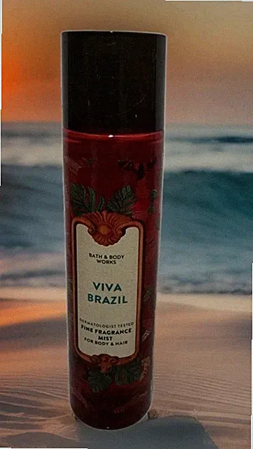 Bath & Body Works Viva Brazil Fragrance Mist Body Spray Splash 8.Oz Brand New