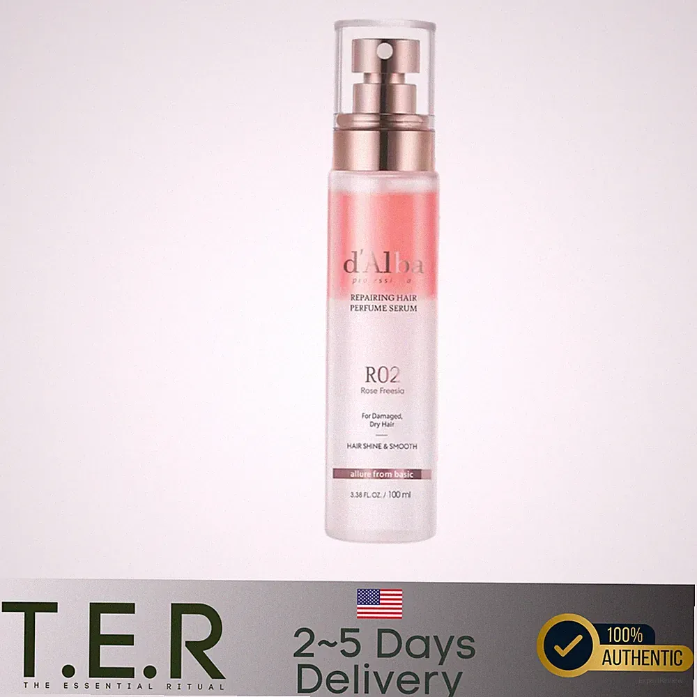 d'Alba Professional, Repairing Hair Perfume Serum, R02 Rose Freesia , 3.38 fl oz
