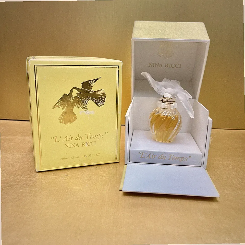 L'air du Temps(CRYSTAL LALIQUE DESIGN) by Nina Ricci 25oz-7.5ml PURE PARFUM(BK41