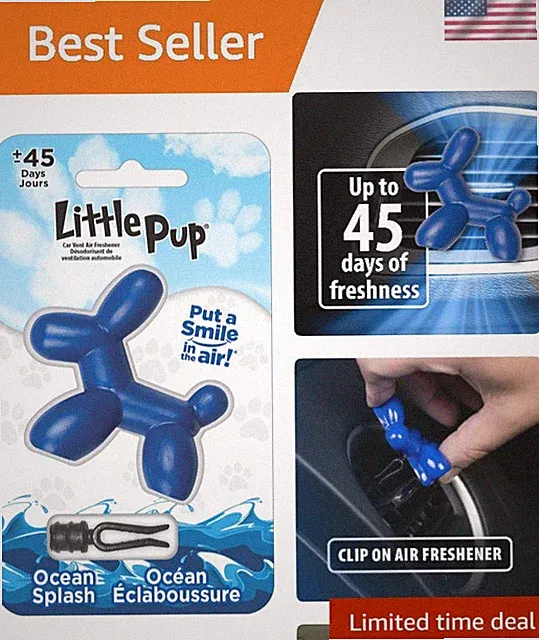 Long-Lasting Ocean Splash Car Fragrance - Safe Non-Toxic Air Freshening Solution