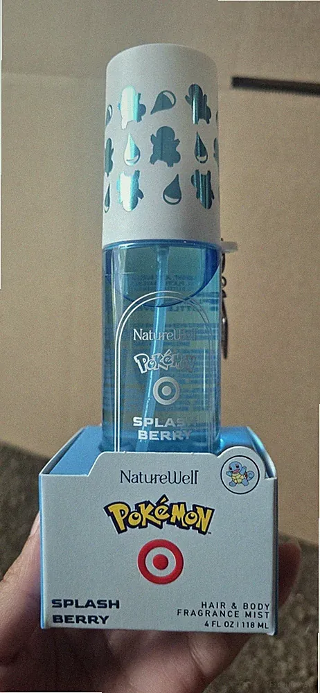 Naturwell Pokemon X Target Collab Splash Berry Hair And Body Fragrance Mist