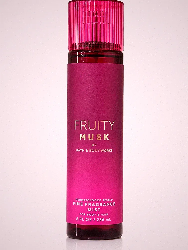 New Bath & Body Works Fruity Musk Fragrance Mist Body Spray Splash 8Oz