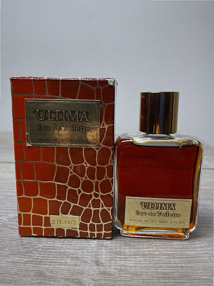 Vintage Revlon Ultima Eau de Toilette 2 oz Splash Perfume